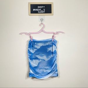 Urban Outfitters Liza Ruched Mini Skirt